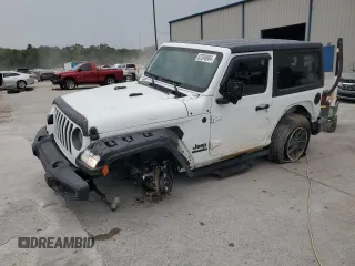 2021 Jeep Wrangler 80th Anniversary with VIN 1C4HJXAG1MW721452, listed as a Copart auction lot 62349904 with 40,677 mi miles and Salvage Title. Bid and sale history available at DreamBid. Image 1.