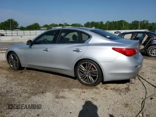 2014 Infiniti Q50 Premium with VIN JN1BV7AP4EM692488, listed as a Copart auction lot 52278185 with Not provided miles and Non repairable. Bid and sale history available at DreamBid. Image 2.