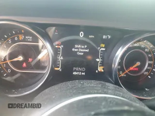 2022 Jeep Wrangler Unlimited Sport S with VIN 1C4HJXDG6NW133351, listed as a Copart auction lot 62159475 with 45,412 mi miles and Salvage title. Bid and sale history available at DreamBid. Image 9.
