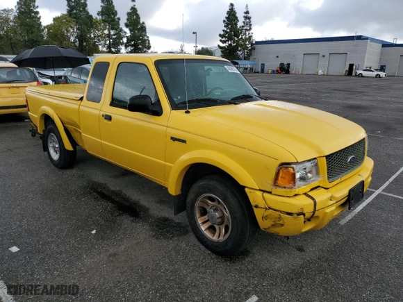 2002 Ford Ranger XL Fleet with VIN 1FTYR44U42PA83844, listed as a Copart auction lot 48069145 with 172,974 mi miles and Salvage Title. Bid and sale history available at carsss.com. Image 4.
