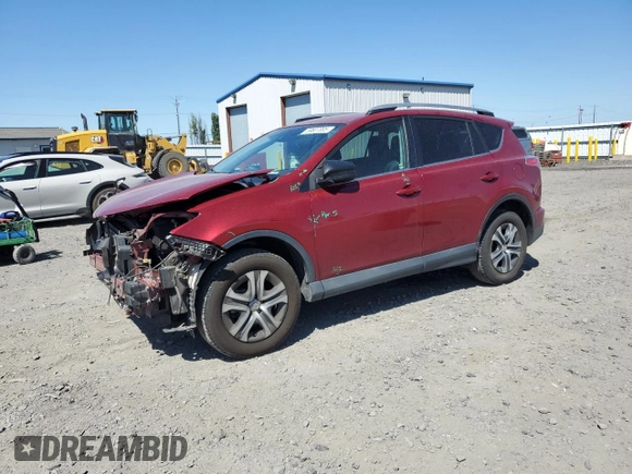 2018 Toyota RAV4 LE with VIN 2T3BFREV9JW852635, listed as a Copart auction lot 59807005 with 60,519 mi miles and Salvage title. Bid and sale history available at DreamBid. Image 1.
