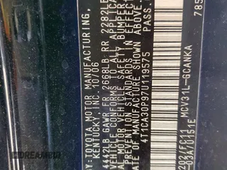 2007 Toyota Solara SE with VIN 4T1CA30P97U119575, listed as a Copart auction lot 54242375 with 132,896 mi miles and Salvage Title. Bid and sale history available at carsss.com. Image 13.