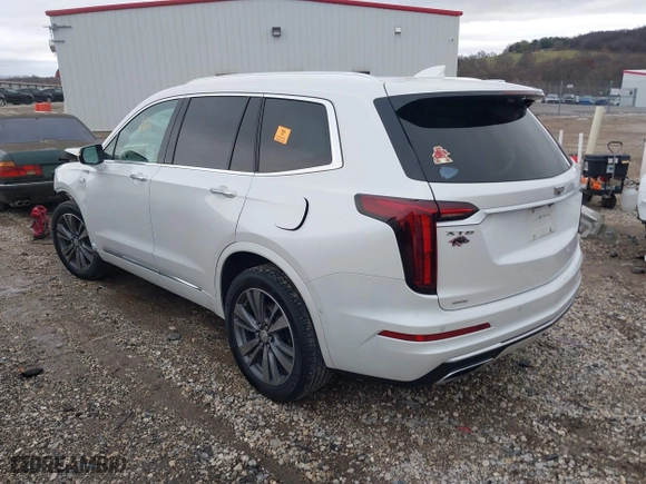 2021 Cadillac XT6 Premium Luxury with VIN 1GYKPFRS0MZ100879, listed as a IAAI auction lot 41083030 with 56,502 mi miles. Bid and sale history available at carsss.com. Image 3.