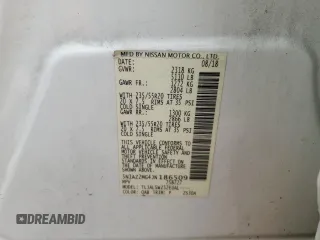 2018 Nissan Murano SV with VIN 5N1AZ2MG4JN186509, listed as a Copart auction lot 50427185 with 84,359 mi miles and Salvage Title. Bid and sale history available at DreamBid. Image 14.