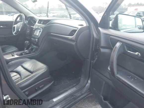 2015 Chevrolet Traverse LTZ with VIN 1GNKVJKDXFJ206159, listed as a IAAI auction lot 41762515 with 143,062 mi miles and . Bid and sale history available at DreamBid. Image 5.