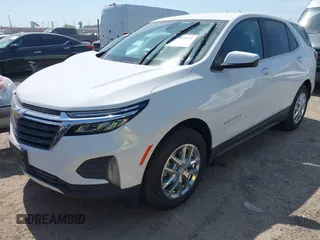 2023 Chevrolet Equinox LT with VIN 3GNAXKEG3PS124856, listed as a IAAI auction lot 42055575 with 20,308 mi miles and . Bid and sale history available at carsss.com. Image 2.