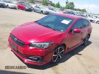2022 Subaru Impreza Special Sports with VIN 4S3GTAL67N3724575, listed as a IAAI auction lot 42375237 with 21,787 mi miles and . Bid and sale history available at DreamBid. Image 2.