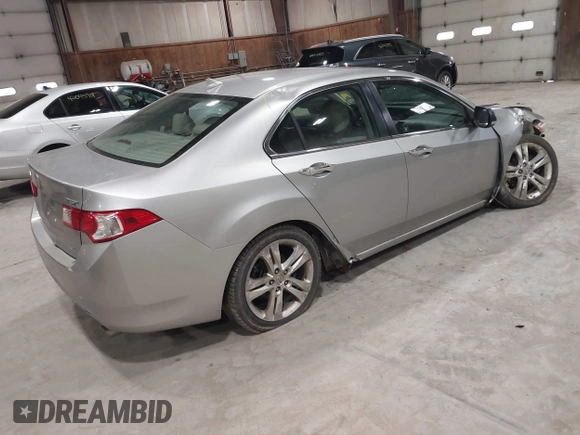 2010 Acura TSX with VIN JH4CU4F48AC000586, listed as a IAAI auction lot 42029688 with 185,143 mi miles. Bid and sale history available at carsss.com. Image 4.
