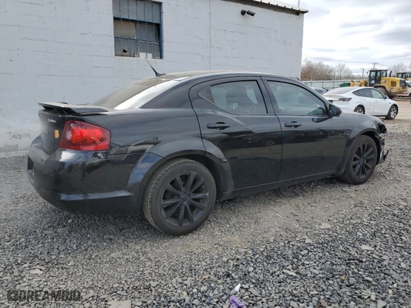 2013 Dodge Avenger SXT with VIN 1C3CDZCG2DN742430, listed as a Copart auction lot 45943255 with 138,760 mi miles and Salvage Title. Bid and sale history available at carsss.com. Image 3.