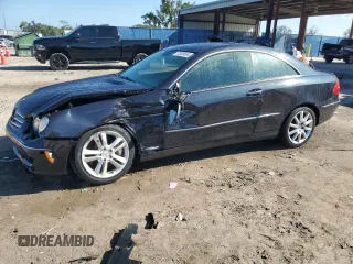 2007 Mercedes-Benz CLK 350 with VIN WDBTJ56HX7F224905, listed as a Copart auction lot 72928684 with 195,370 mi miles and Salvage Title. Bid and sale history available at DreamBid. Image 1.