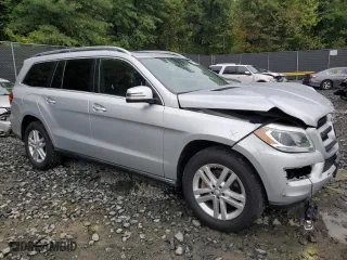 2016 Mercedes-Benz GL with VIN 4JGDF6EE8GA650475, listed as a Copart auction lot 66325814 with 189,223 mi miles and Salvage Title. Bid and sale history available at carsss.com. Image 4.