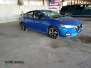 2021 Nissan Sentra SR z VIN 3N1AB8DV7MY327125, wystawiony jako Copart lot #59813715 z przebiegiem 24 576 mil mil oraz Szkoda całkowita • Salvage title. Historia ofert i sprzedaży dostępna na DreamBid. Obrazek 13.