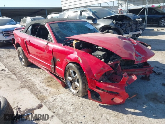 2007 Ford Mustang GT Deluxe with VIN 1ZVFT85H375292235, listed as a IAAI auction lot 41771092 with Not Provided miles and . Bid and sale history available at carsss.com. Image 1.