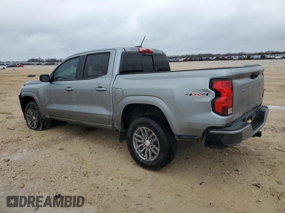 2023 Chevrolet Colorado 4WD LT z VIN 1GCPTCEKXP1199807, wystawiony jako Copart lot #46432585 z przebiegiem 21 593 mil mil oraz Szkoda całkowita • Salvage title. Historia ofert i sprzedaży dostępna na DreamBid. Obrazek 2.