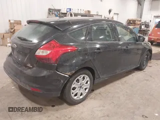 2012 Ford Focus SE with VIN 1FAHP3K22CL435609, listed as a IAAI auction lot 41716647 with 114,094 mi miles and . Bid and sale history available at carsss.com. Image 4.
