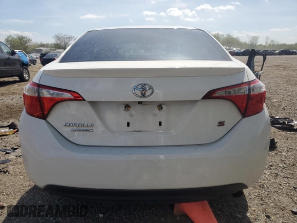 2016 Toyota Corolla L with VIN 2T1BURHE0GC493812, listed as a Copart auction lot 54183295 with 121,585 mi miles and Salvage Title. Bid and sale history available at DreamBid. Image 6.