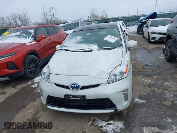 2013 Toyota Prius One with VIN JTDKN3DU1D5617151, listed as a IAAI auction lot 41602568 with 86,318 mi miles. Bid and sale history available at carsss.com. Image 12.