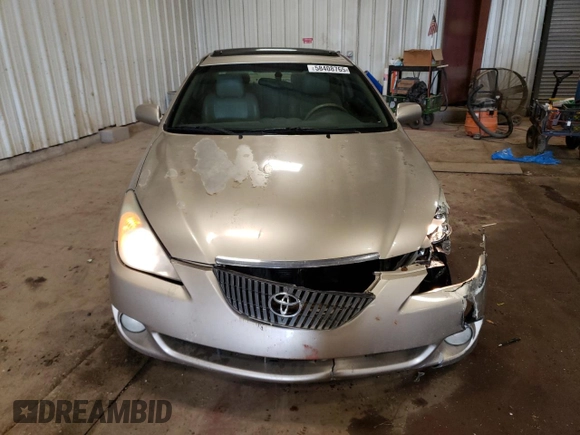 2005 Toyota Solara SE z VIN 4T1CA38P45U046553, wystawiony jako Copart lot #58408765 z przebiegiem 252 195 mil mil oraz Czysty tytuł • Clean title. Historia ofert i sprzedaży dostępna na DreamBid. Obrazek 5.
