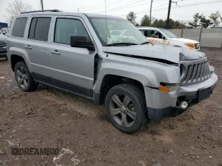 2015 Jeep Patriot High Altitude with VIN 1C4NJRFB2FD245075, listed as a Copart auction lot 46988625 with 103,443 mi miles and Salvage Title. Bid and sale history available at carsss.com. Image 4.