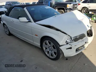2001 BMW 3 Series 325Ci with VIN WBABS33471JY58139, listed as a Copart auction lot 83592394 with 0 mi miles and Salvage Title. Bid and sale history available at carsss.com. Image 4.