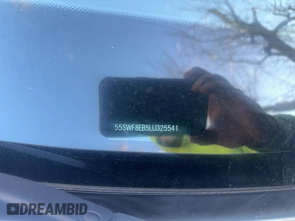 2020 Mercedes-Benz C 300 with VIN 55SWF8EB5LU325541, listed as a Copart auction lot 48358355 with 70,592 mi miles and Non Repairable. Bid and sale history available at DreamBid. Image 14.