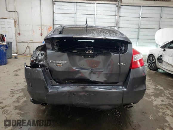 2012 Honda Crosstour EX-L with VIN 5J6TF1H56CL001619, listed as a Copart auction lot 71752844 with 208,466 mi miles and Salvage Title. Bid and sale history available at carsss.com. Image 6.