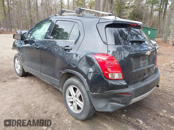 2016 Chevrolet Trax LT with VIN KL7CJPSB9GB745066, listed as a IAAI auction lot 41316657 with 101,891 mi miles and . Bid and sale history available at DreamBid. Image 3.