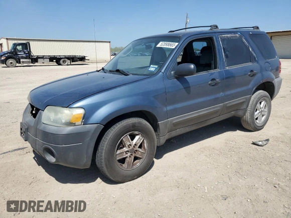 2005 Ford Escape XLS Value with VIN 1FMYU02Z75KB20193, listed as a Copart auction lot 52898665 with 121,166 mi miles and Salvage Title. Bid and sale history available at carsss.com. Image 1.