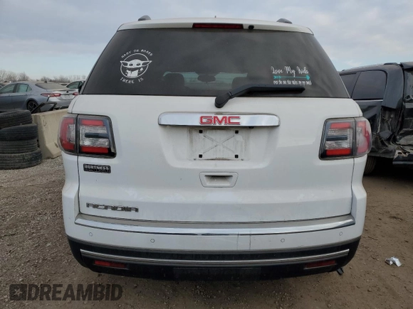 2016 GMC Acadia SLE with VIN 1GKKRNED1GJ323893, listed as a Copart auction lot 41435975 with 92,412 mi miles and Salvage Title. Bid and sale history available at DreamBid. Image 6.