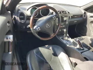 2007 Mercedes-Benz SLK-Class 3.0L with VIN WDBWK54F37F154451, listed as a Copart auction lot 77762834 with 132,496 mi miles and Salvage Title. Bid and sale history available at carsss.com. Image 8.