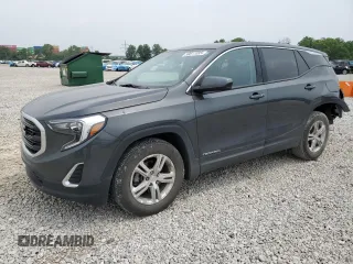 2019 GMC Terrain SLE z VIN 3GKALMEV6KL297292, wystawiony jako Copart lot #59817085 z przebiegiem 65 051 mil mil oraz Szkoda całkowita • Salvage title. Historia ofert i sprzedaży dostępna na DreamBid. Obrazek 1.