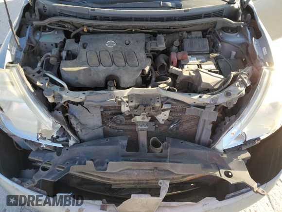 2007 Nissan Versa 1.8 S with VIN 3N1BC13E87L364857, listed as a Copart auction lot 46941925 with 198,882 mi miles and Salvage Title. Bid and sale history available at carsss.com. Image 12.