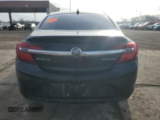 2014 Buick Regal with VIN 2G4GV5EK7E9313935, listed as a Copart auction lot 46657115 with 0 mi miles and Salvage Title. Bid and sale history available at carsss.com. Image 6.