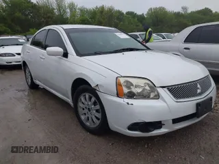 2012 Mitsubishi Galant FE with VIN 4A32B2FF4CE024705, listed as a IAAI auction lot 41960533 with 181,888 mi miles. Bid and sale history available at carsss.com. Image 1.