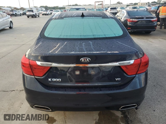 2015 Kia K900 Luxury with VIN KNALW4D43F6022254, listed as a Copart auction lot 73966104 with 52,161 mi miles and Salvage Title. Bid and sale history available at carsss.com. Image 6.