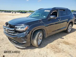 2022 Volkswagen Atlas SE with VIN 1V2HR2CA3NC538236, listed as a Copart auction lot 58721765 with 64,487 mi miles and Salvage title. Bid and sale history available at DreamBid. Image 1.