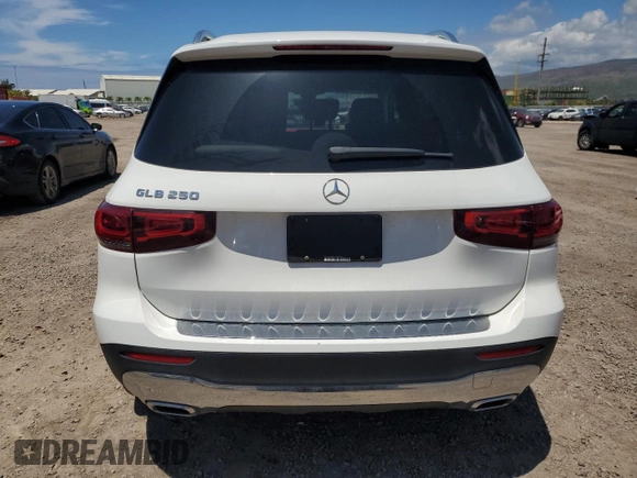 2020 Mercedes-Benz GLB 250 z VIN W1N4M4GB6LW023300, wystawiony jako Copart lot #51155795 z przebiegiem 22 147 mil mil oraz Szkoda całkowita • Salvage title. Historia ofert i sprzedaży dostępna na DreamBid. Obrazek 6.