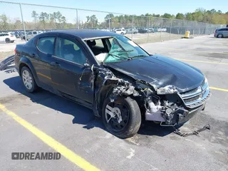 2012 Dodge Avenger SE with VIN 1C3CDZAB4CN128680, listed as a IAAI auction lot 41877366 with 258,138 mi miles. Bid and sale history available at carsss.com. Image 1.