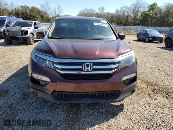 2017 Honda Pilot EX-L with VIN 5FNYF5H52HB038390, listed as a Copart auction lot 47859485 with Not Provided miles and Clean Title. Bid and sale history available at carsss.com. Image 5.