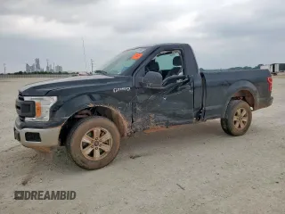 2018 Ford F-150 XL with VIN 1FTMF1CB9JKC79358, listed as a Copart auction lot 57774995 with 112,543 mi miles and Salvage title. Bid and sale history available at DreamBid. Image 1.