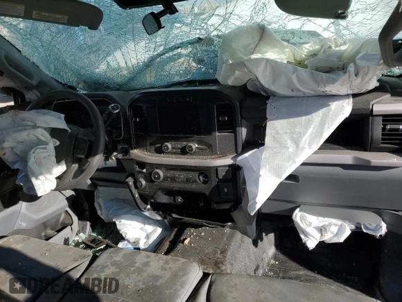 2023 Ford F-150 XL with VIN 1FTEX1CP6PKD07610, listed as a Copart auction lot 79573373 with Not provided miles and Salvage title. Bid and sale history available at DreamBid. Image 8.