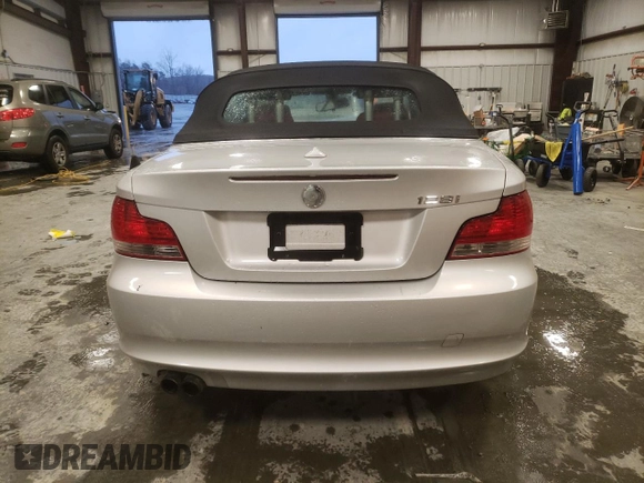 2011 BMW 1 Series 128i with VIN WBAUL7C52BVM80814, listed as a Copart auction lot 45150975 with 186,716 mi miles and Salvage title. Bid and sale history available at DreamBid. Image 6.