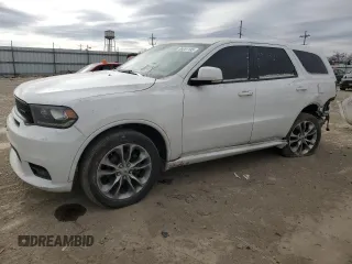 2020 Dodge Durango GT Plus z VIN 1C4RDJDG8LC228825, wystawiony jako Copart lot #89201185 z przebiegiem 152 948 mil mil oraz Szkoda całkowita • Salvage title. Historia ofert i sprzedaży dostępna na DreamBid. Obrazek 1.