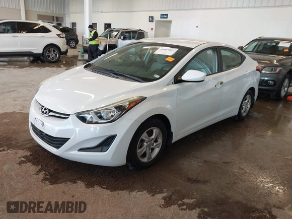 2015 Hyundai Elantra SE with VIN 5NPDH4AE6FH562024, listed as a IAAI auction lot 41065007 with 71,137 mi miles and . Bid and sale history available at DreamBid. Image 2.