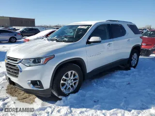 2018 Chevrolet Traverse LT Cloth with VIN 1GNEVGKW7JJ260772, listed as a Copart auction lot 44811295 with 112,263 mi miles and Salvage Title. Bid and sale history available at carsss.com. Image 1.