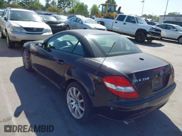 2007 Mercedes-Benz SLK 350 with VIN WDBWK56F47F151457, listed as a IAAI auction lot 42048505 with 293,830 mi miles and . Bid and sale history available at DreamBid. Image 3.