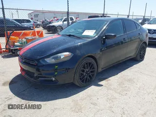 2015 Dodge Dart GT with VIN 1C3CDFEB0FD116948, listed as a IAAI auction lot 41987588 with 178,939 mi miles. Bid and sale history available at carsss.com. Image 2.