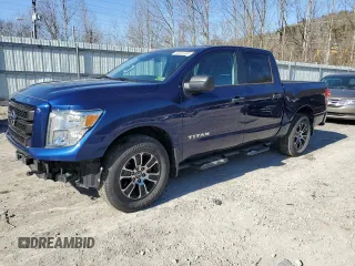 2022 Nissan Titan S with VIN 1N6AA1EC4NN107425, listed as a Copart auction lot 48291485 with 19,904 mi miles and Salvage title. Bid and sale history available at DreamBid. Image 1.