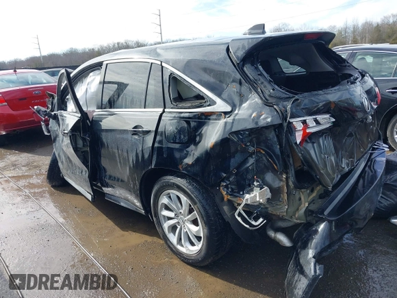 2017 Acura RDX w/Technology Pkg with VIN 5J8TB4H57HL013354, listed as a IAAI auction lot 41509361 with 1 mi miles. Bid and sale history available at carsss.com. Image 3.