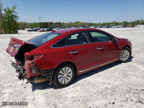 2016 Hyundai Sonata Hybrid SE with VIN KMHE24L14GA016987, listed as a Copart auction lot 52593115 with 143,071 mi miles and Salvage Title. Bid and sale history available at carsss.com. Image 3.